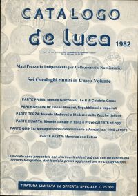 Catalogo de Luca. (Umschlag)