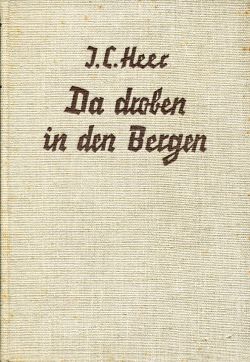 Heer, Da droben in den Bergen. (Einband)