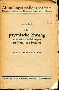 Müncker, Der psychische Zwang (Umschlag)