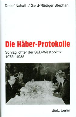 Häber, Die Häber-Protokolle. (Einband)