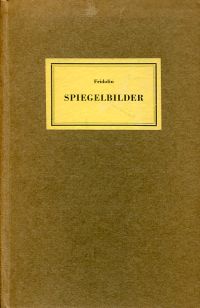 Fridolin [Christ, Spiegelbilder. (Umschlag)