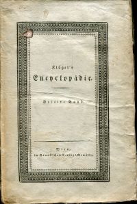 Klügel, Ecyclopädie oder zusammenhängender Vortrag der gemeinnützigsten, insbeso (Umschlag)