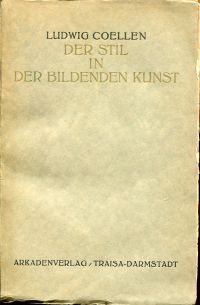 Coellen, Der Stil in der bildenden Kunst. (Umschlag)