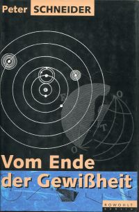 Schneider, Vom Ende der Gewissheit. (Umschlag)
