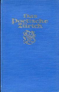 Faesi, Das poetische Zürich. (Umschlag)