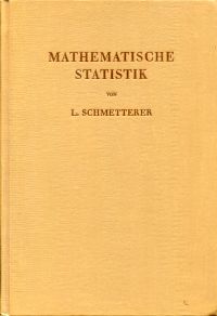 Schmetterer, Einführung in die mathematische Statistik. (Umschlag)