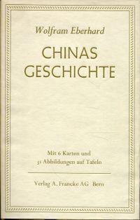 Eberhard, Chinas Geschichte (Umschlag)