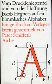 Schifferli, Vom Druckfehlerteufel (Umschlag)