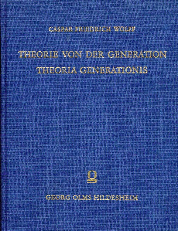 Wolff, Theorie von der Generation in zwei Abhandlungen (Einband)