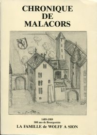 Wolff, Chronique de Malacors. (Umschlag)