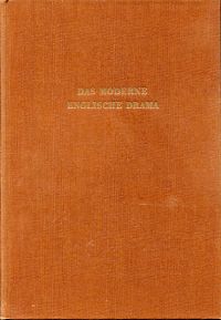 Oppel, Das moderne englische Drama. (Umschlag)