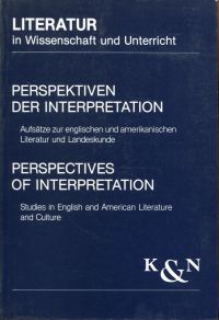 Jäger, Perspektiven der Interpretation. (Umschlag)