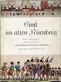 Lutze, Einst im alten Nürnberg. (Umschlag)
