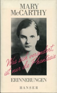 McCarthy, Was sich verändert, ist nur die Phantasie. (Umschlag)