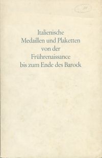 Rosati, Italienische Medaillen und Plaketten (Umschlag)