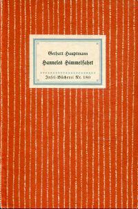 Hauptmann, Hanneles Himmelfahrt. (Umschlag)