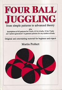 Probert, Four Ball Juggling. From Simple Patterns to Advanced Theory. (Umschlag)