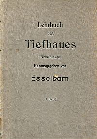 Esselborn, Lehrbuch des Tiefbaues. (Umschlag)