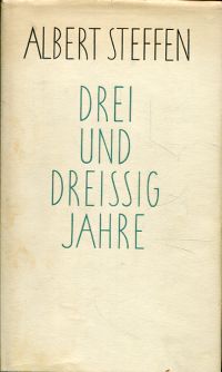 Steffen, Dreiunddreissig Jahre. (Umschlag)