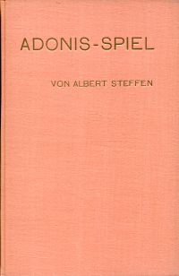 Steffen, Adonis-Spiel. (Umschlag)