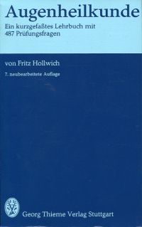 Hollwich, Augenheilkunde. (Umschlag)