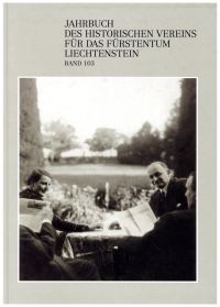 Jahrbuch des historischen Vereins für das Fürstentum Liechtenstein, Band 103 (Umschlag)