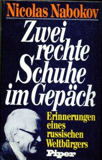 Nabokov, Zwei rechte Schuhe im Gepäck. (Umschlag)