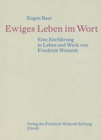 Baer, Ewiges Leben im Wort. (Umschlag)