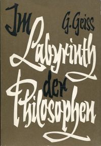 Geiß, Im Labyrinth der Philosophen. (Umschlag)
