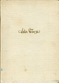 Weese, Ausgewählte Briefe. (Umschlag)