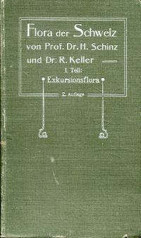 Schinz, Flora der Schweiz. (Umschlag)
