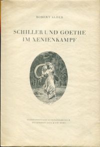Alder, Schiller und Goethe im Xenienkampf. (Umschlag)