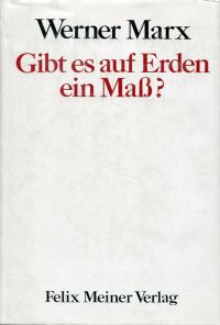 Marx, Gibt es auf Erden ein Mass? (Umschlag)