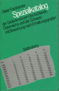 Faßbender, Spezialkatalog der Gedenkmünzen Deutschlands, Österreichs und der Sch (Umschlag)