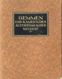 Lippold, Gemmen und Kameen des Altertums und der Neuzeit. (Umschlag)
