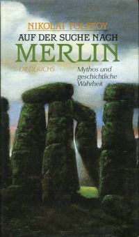 Tolstoy, Auf der Suche nach Merlin. (Schutzumschlag)