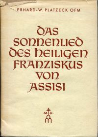 Platzeck, Das Sonnenlied des Heiligen Franziskus von Assisi. (Umschlag)
