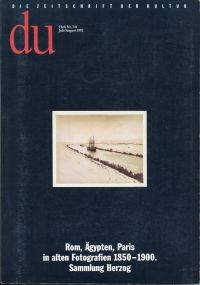 Rom, Ägypten, Paris in alten Fotografien. (Umschlag)