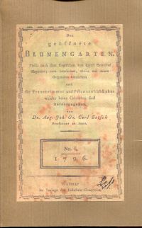 Batsch, Der geöffnete Blumengarten. (Mappe)