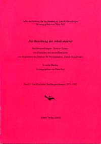 Zur Beachtung der Arbeit anderer. (Umschlag)