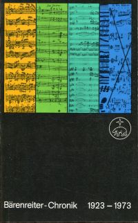 Gottschick, Bärenreiter-Chronik. (Umschlag)