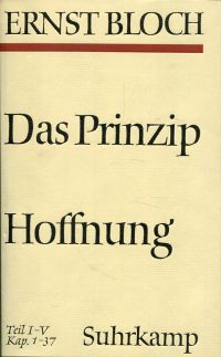 Bloch, Das Prinzip Hoffnung. (Umschlag)