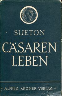 Suetonius Tranquillus, Cäsarenleben. (Umschlag)