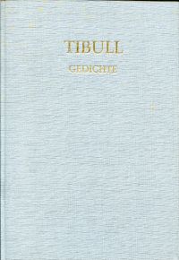 Tibullus, Gedichte. (Umschlag)