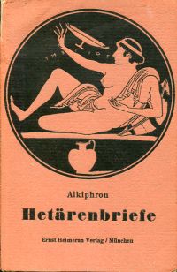 Alciphron: Hetärenbriefe. (Umschlag)