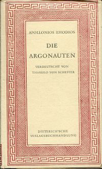 Apollonius Rhodios: Die Argonauten. (Umschlag)
