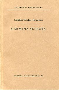 Catullus, Carmina selecta. (Umschlag)