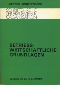 Schierenbeck, Betriebswirtschaftliche Grundlagen. (Umschlag)