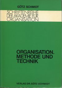 Schmidt, Organisation. (Umschlag)