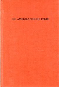 Christadler, Die amerikanische Lyrik von Edgar Allan Poe bis Wallace Stevens. (Umschlag)